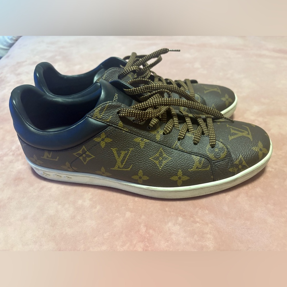 Louis Vuitton Dark Brown Monogram Sneakers